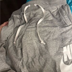 Nike Heather Gray Knee-Length Shorts